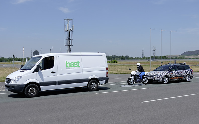 [Photo: Two-wheeler tests]