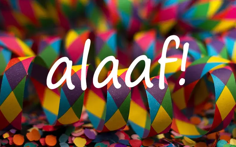 [Luftschlangen und Konfetti]