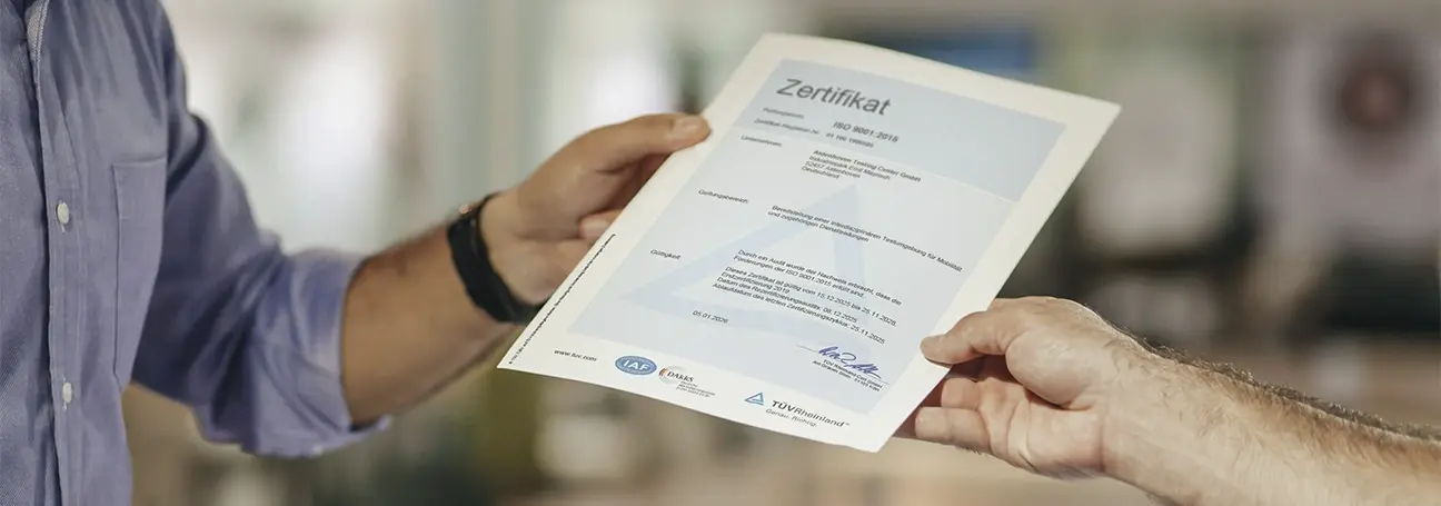 [Handing over of certificate]